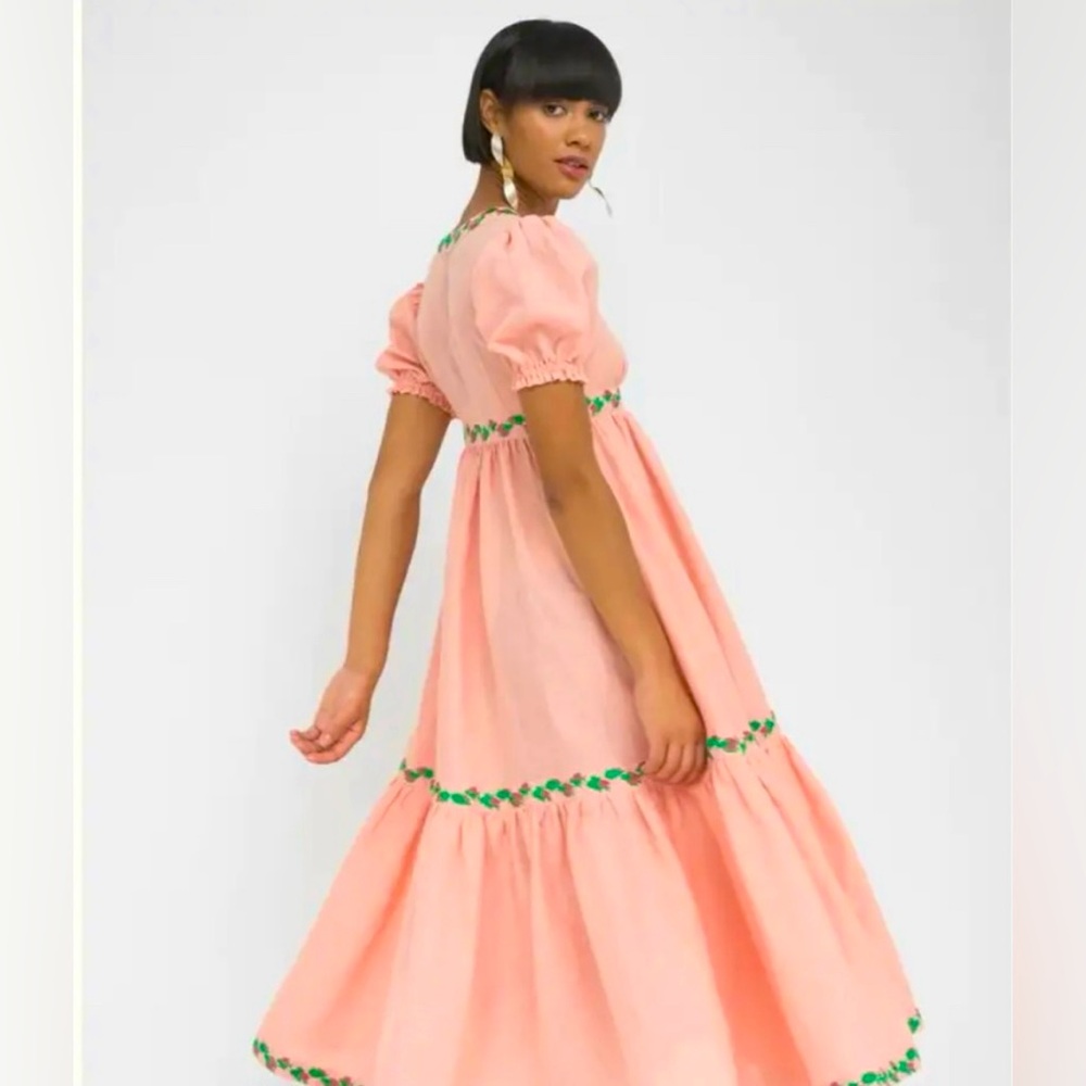 Fanm Mon Aktur Maxi Linen Dress - Size XS